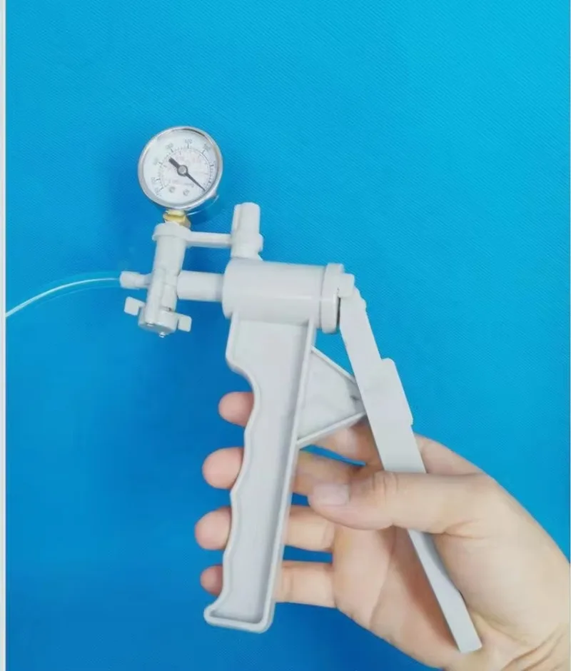 HgLab 핸드헬드 진공 펌프, 핸들 진공 압력 흡입 펌프, 최대 550mm