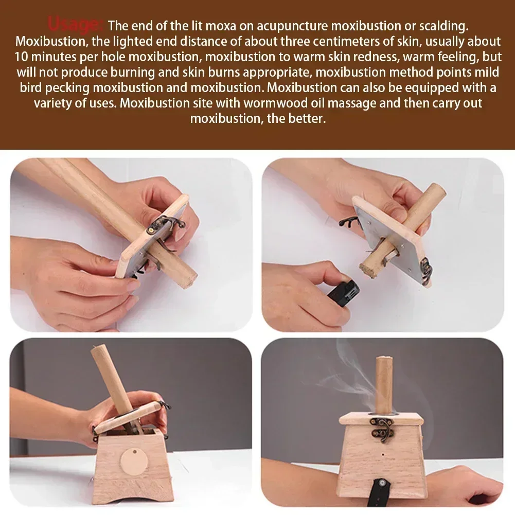 Moxibustion Rolls Nature Aged for 3 Years Moxa Therapy Warm Body Meridian Acupuncture Massage Chinese Medicine