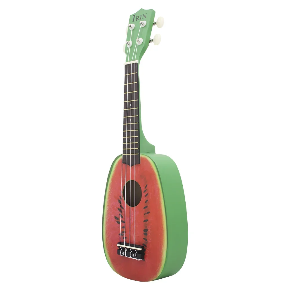 IRIN 21 Inch Ukulele Watermelon Fruit Hawaiian Guitar Musical Instrument 4 Strings Basswood Ukulele Soprano Guitar Gig Bag Gift Ukulele Set
