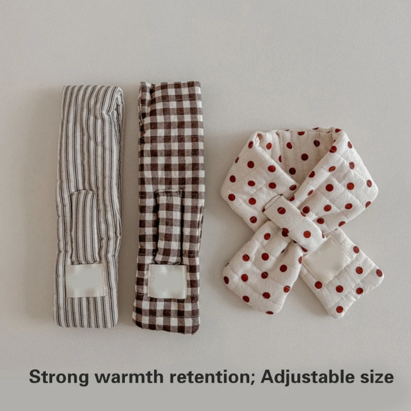 Kids Scarf Fashionable Pattern Neck Scarf, Soft and Comfortable Neckerchief Winter Warm Neck Wrap for Boys Girls