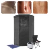 Portable Steam Sauna for Home Spa Sauna Tent Sauna Box with 3L Steamer Remote Control Folding Chair 4