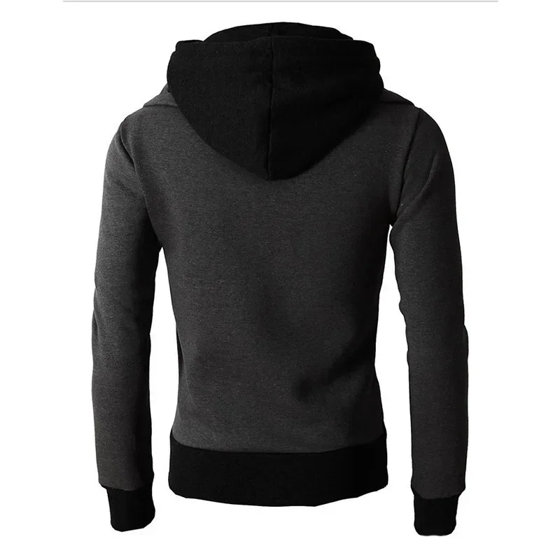New Fishing Hooded Thickened Sweater Men's Casual Autumn/Winter Multi Pocket Jacket Casual Outdoor Windbreaker Cycling Coat