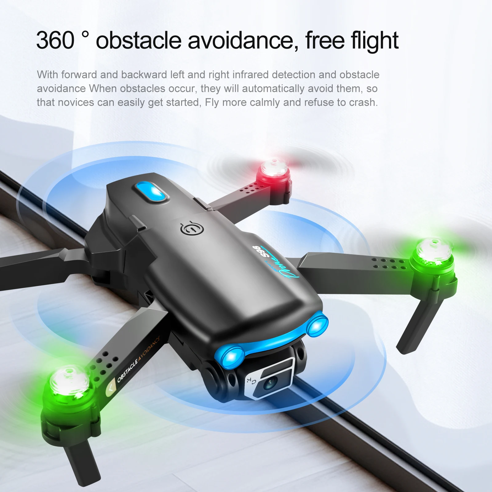 KBDFA S98 Drone, free flight with forward and backward left and right infrared