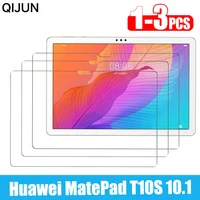 Tempered Glass For Huawei Matepad T10 T10s 10.1' Screen Protective Film Anti-Scratch 9H Hardness Ultra Clear Tempered Glass 2020 1
