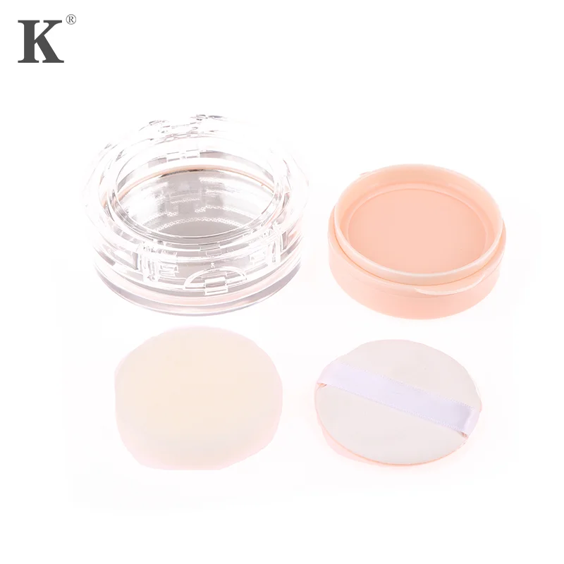 

Пустая Рассыпчатая коробка для пудры, портативная косметическая пудра, подставка для пудры, зеркальная баночка для пудры для дам