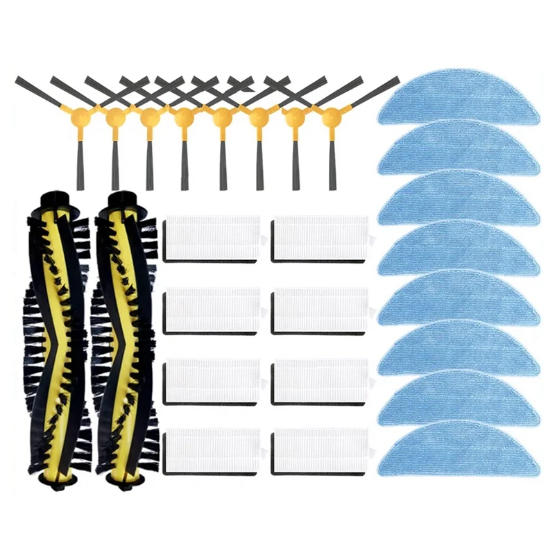 

Запчасти для робота-пылесоса Tesvor M2, основная боковая щетка, фильтр НЕРА, насадки для швабры