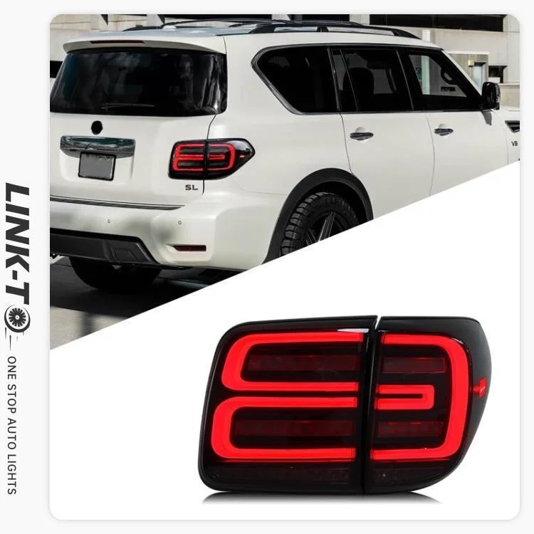 For Nissan Patrol Armada Assembly DRL+Brake+Reverse+Sequential Turning Sign Back Lamp Rear Lamp