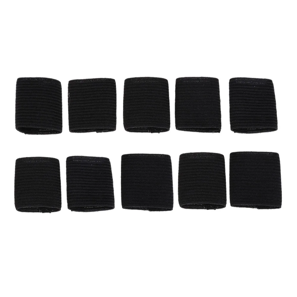 10pcs Finger Sleeve Elastic Finger Guard Stretchy Protective Sleeves Basketball Volleyball Anti Scratch Outdoor Sports finger guard