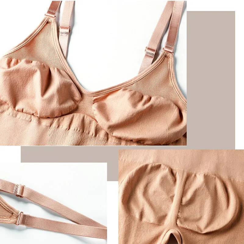 Women Bodysuit Shapewear Full Body Shaper Tummy Control Slimming Sheath Butt Lifter Push Up Thigh Slimmer Abdomen Shapers Corset waist trainer shapewear panties