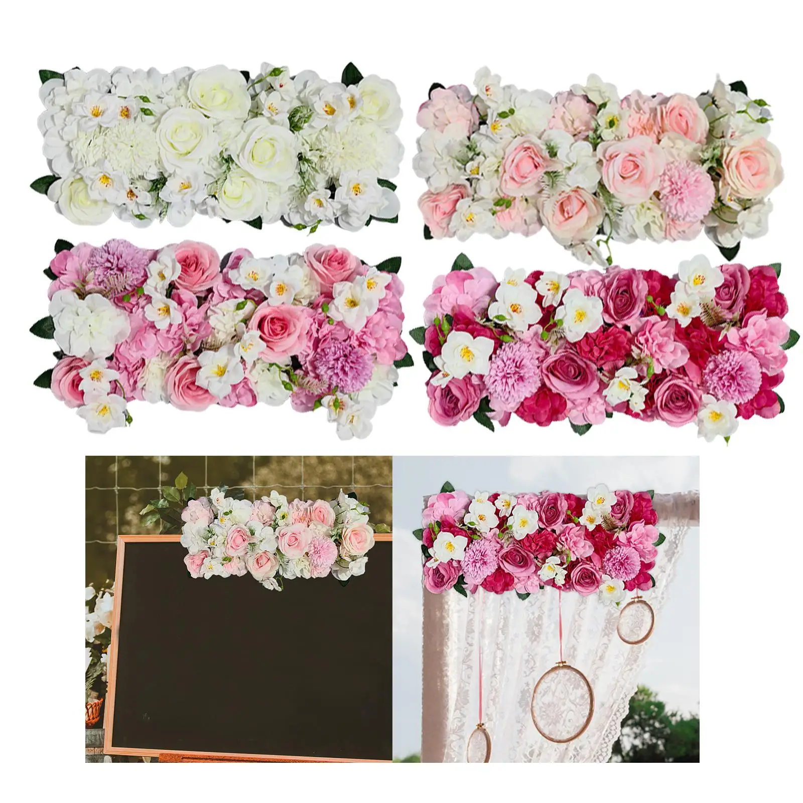 

Свадебная Цветочная настенная композиция, цветочные настенные панели «сделай сам», арка, свадебные дорожные цветы для Т-станции, двери, общественных зон