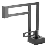 โมเดิร์นก๊อกน้ําอ่างล้างหน้าสีดําอ่างล้างจานก๊อกทองเหลืองห้องน้ําก๊อกน้ําสแควร์อ่างล้างจานก๊อกน้ําสีดําอ่างล้างหน้าเย็นเดี่ยว 6