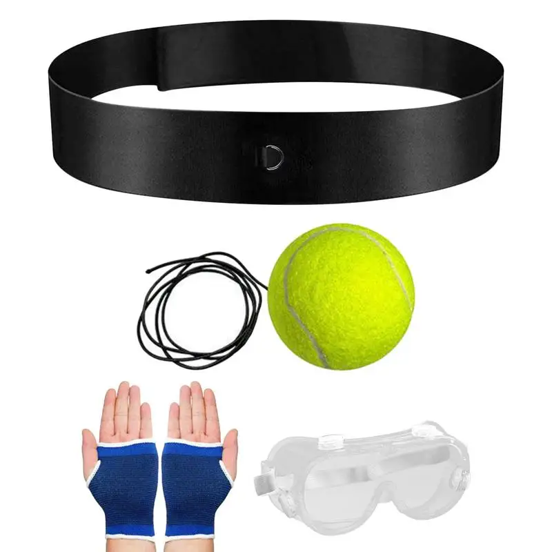 Boxe Training Reflex Ball Wearable Speed Training Punching Ball Set Con Fascia Elastica Reaction Trainer Migliora La Reazione