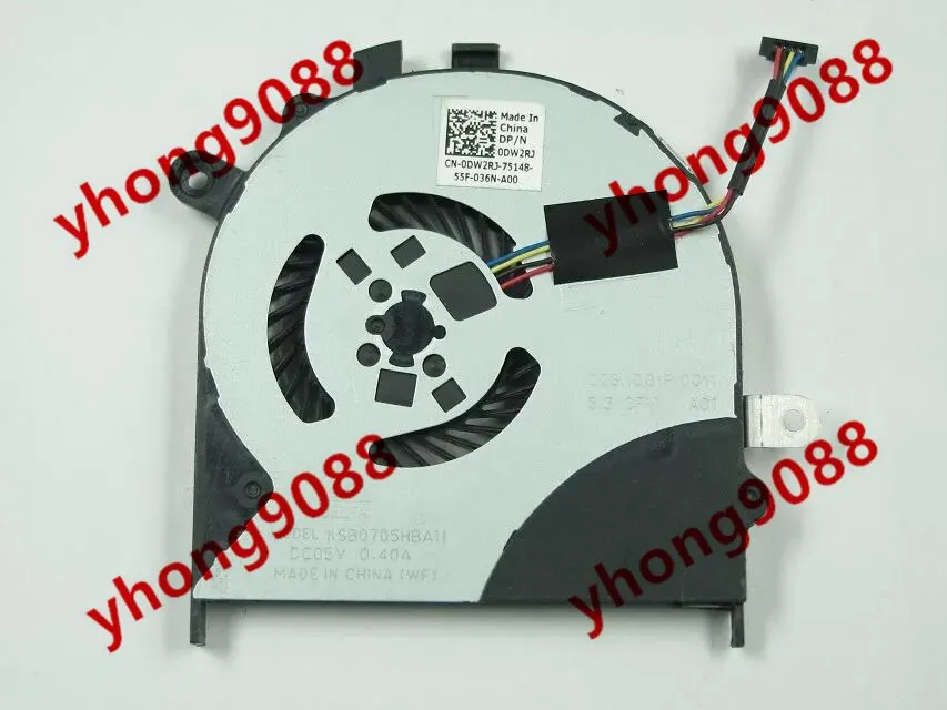 

4-проводной серверный охлаждающий вентилятор Delta Electronics KSB0705HBA11 Inspiron 13 7347 DC 5V 0.40A