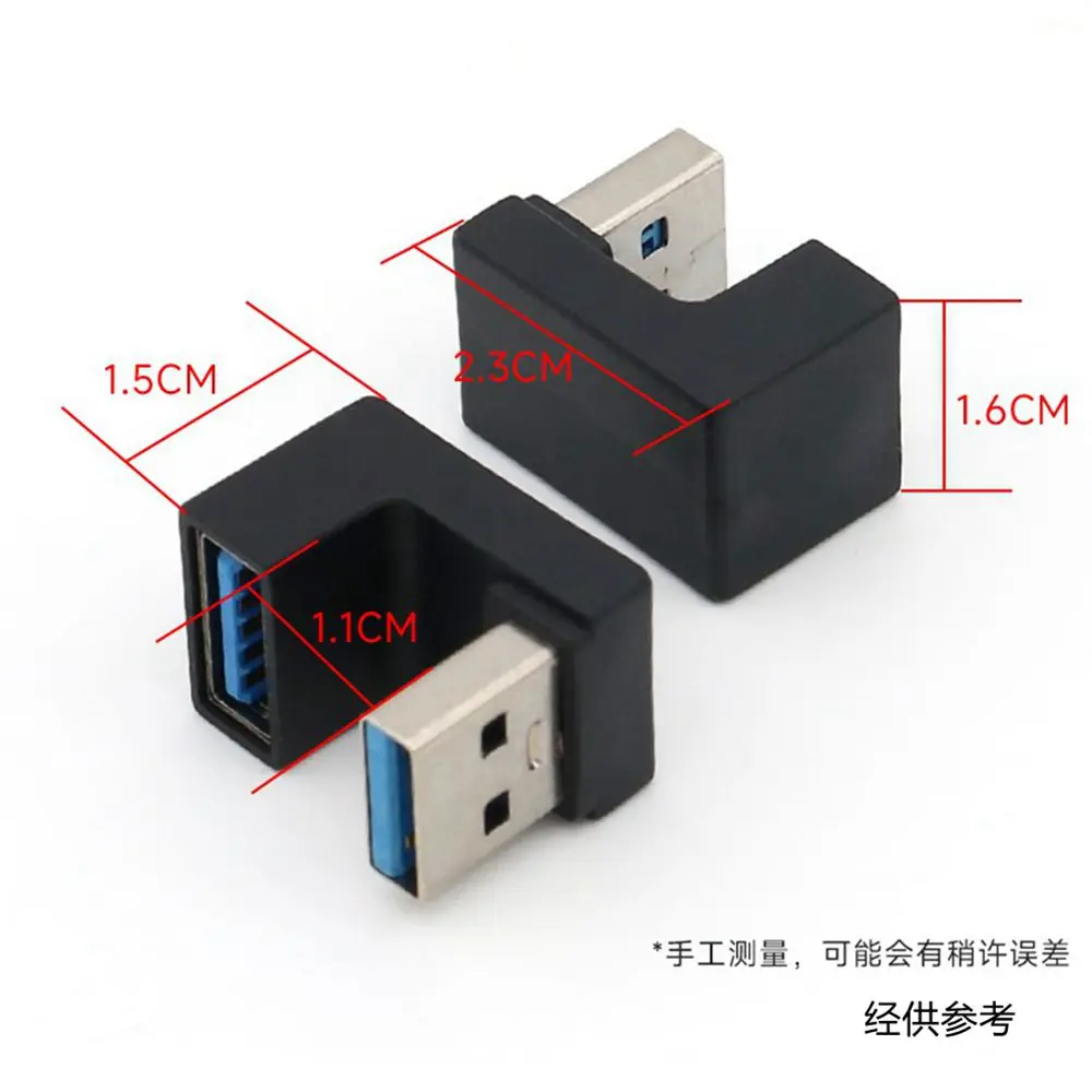 Удлинитель C5AE с углом вверх/вниз 180 градусов, USB 3,0, штекер-гнездо