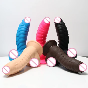 Thrust Dildo Color Dinosaur Scales Penis With Suction Cup Large Female Adult Sex Toys Real Huge Cock Strapon Big Dick Sexy Shop 6