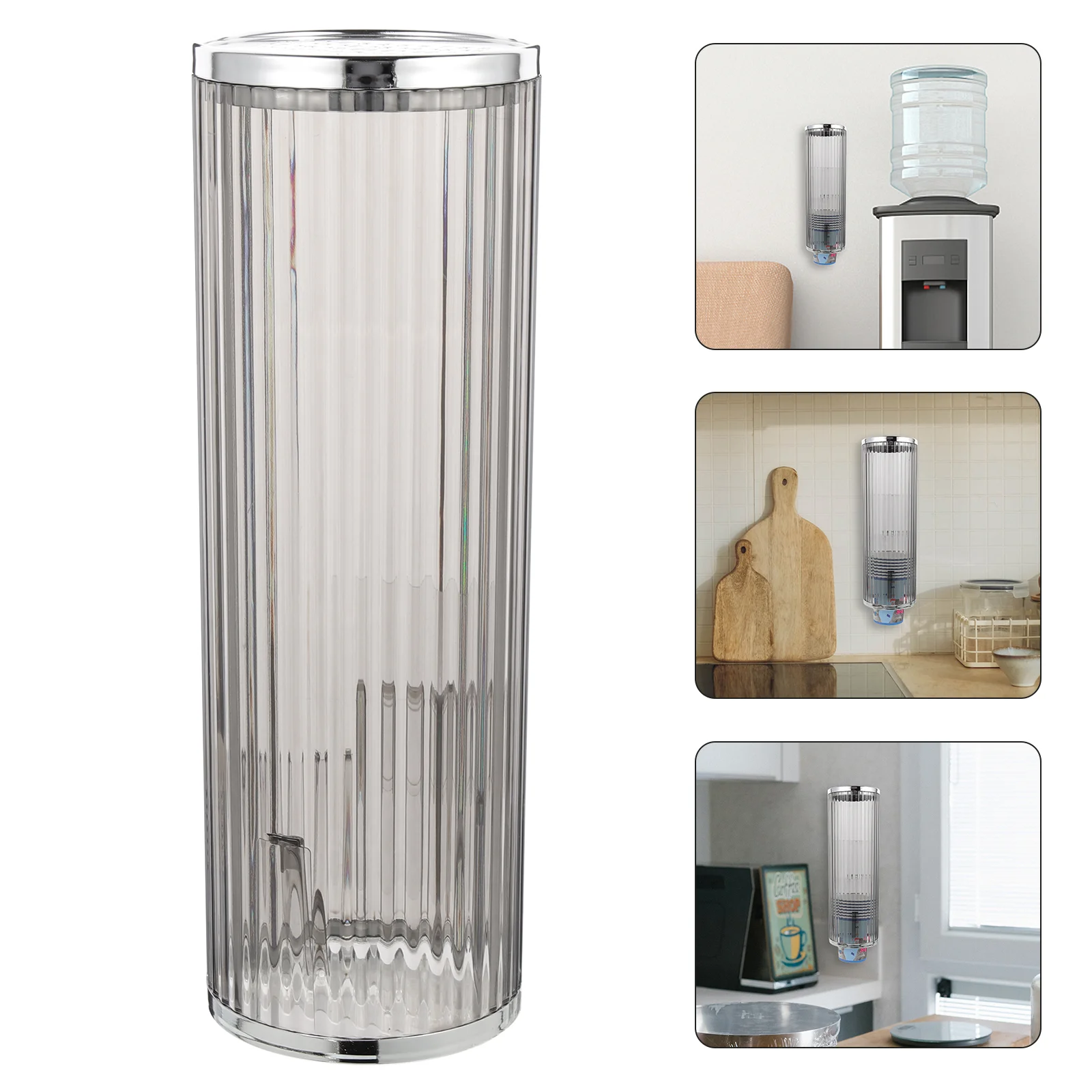 

Paper Cup Remover Water Cooler Dispenser Holder Espresso Bathroom Cup Dispenser 3 Oz Countertop Hanging Case No Rush