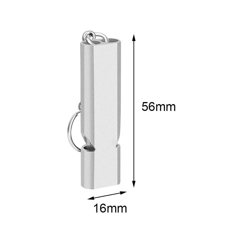 Pet Dog Training Whistle Aluminum Two-tone Training Whistle Cats Birds Tool Recall Barking Control Survival dog whistle