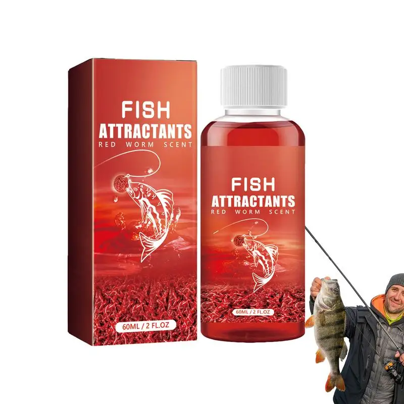 

Fish Attractant Liquid 60ml Strong Fish Attractant Concentrated Redworm Liquid Fish Baits Additive Outdoor Fishing Bait Additive