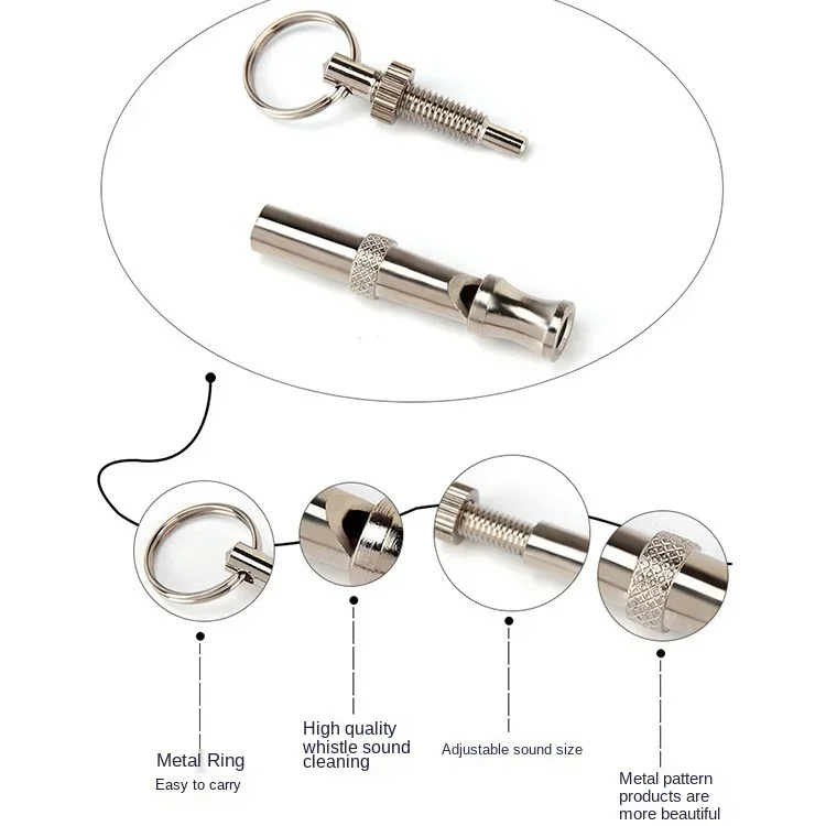 Dog Whistle To Stop Barking Bark Control for Dogs Training Deterrent Whistle Puppy Adjustable Training Dog Accessories dog whistle