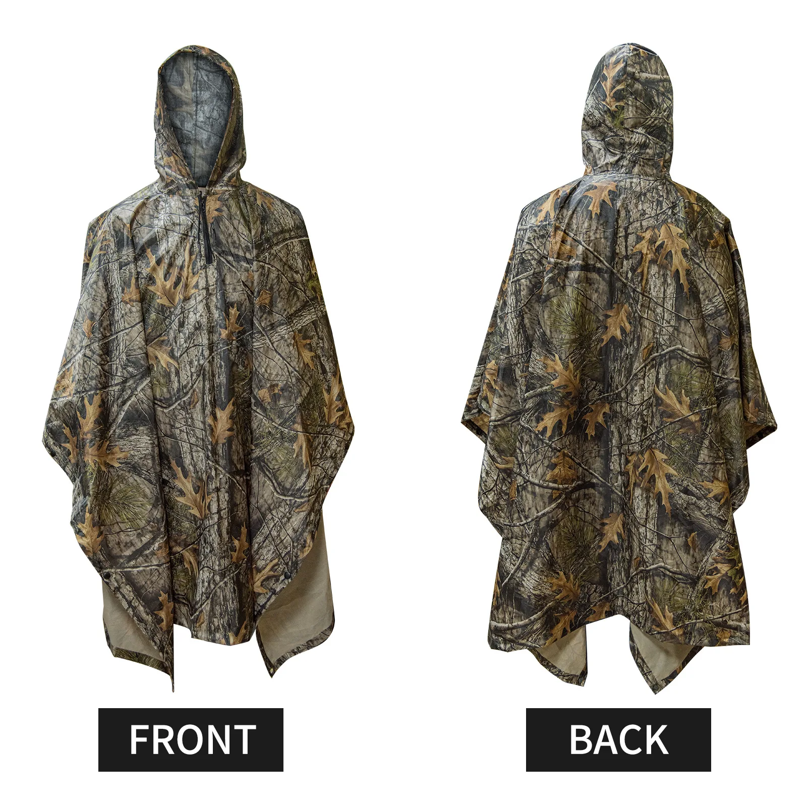 Poncho Camouflage Thermique Et Imperméable Tactique - Style Multicam Armée - Neuf - Fabriqué En Ukraine
