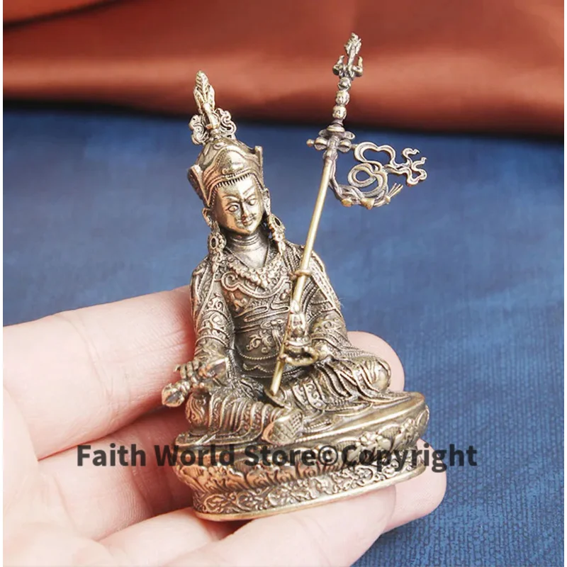 Wholesale Buddha statue temple Pocket buddha Padmasambhava Guru Rinpoche protective talisman Bless health safety good luck 6