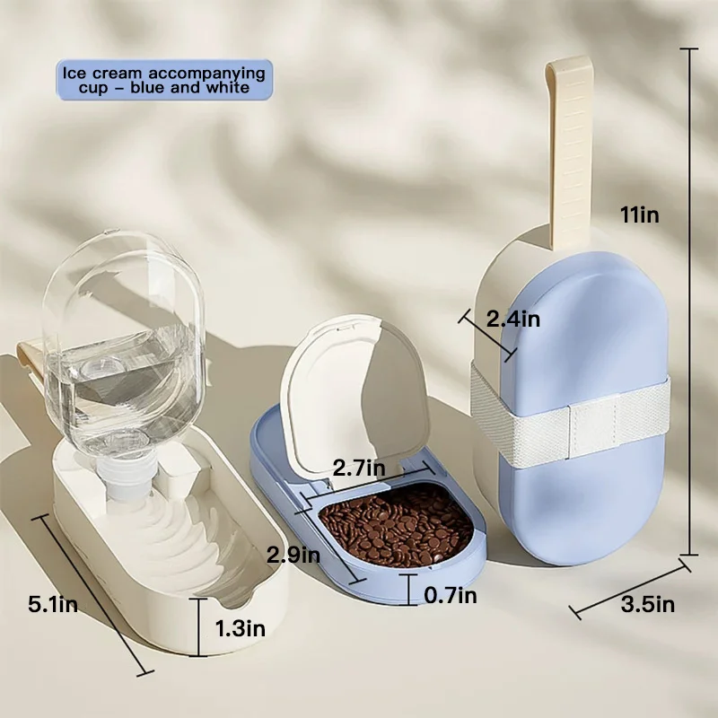 Pet Little Dog Cat Ice Cream Cup Feeding Water Feeding Food Storage - PeticaDeals