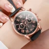 5PCS/Set Women's Multi Color Watch Fashionable and Exquisite Leather Watch with Multiple Options to Wear Every Day 6