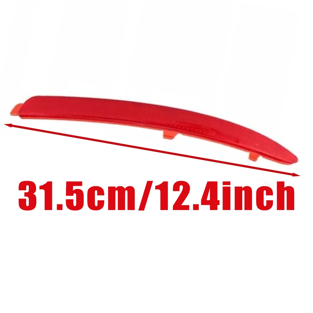 Skoda Octavia A5 A6 2010-2014 1Z0945105 1Z0945106 용 후방 범퍼 반사판 커버 자동 경고 정지 램프 반사 스트립