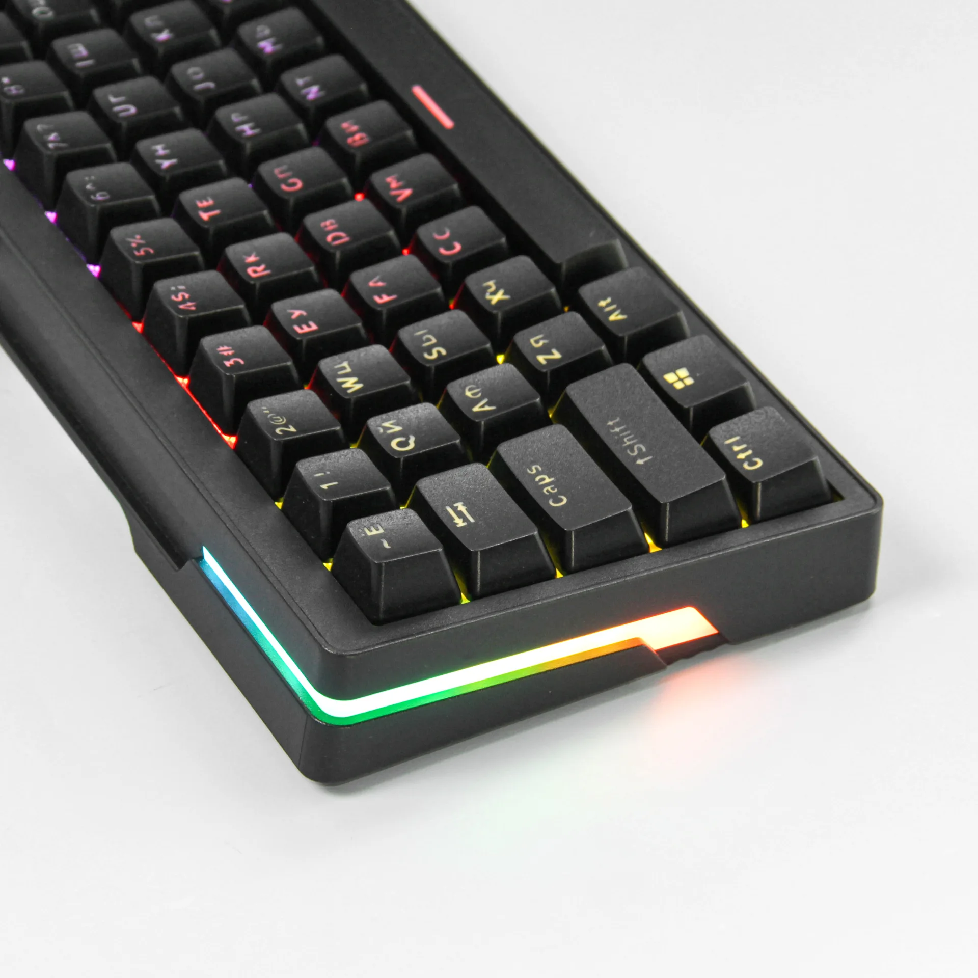 Zifiend ag68 teclado mecânico com fio junta construção quente