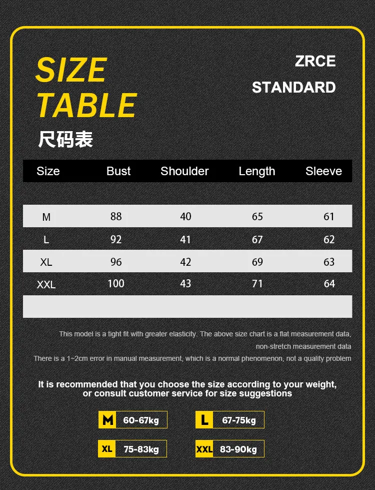 Zrce gym sport t shirt männer schnell trocken laufendes hemd männer feder muster oberteile kompression langarm t-shirt eng rashgard – Detail 5