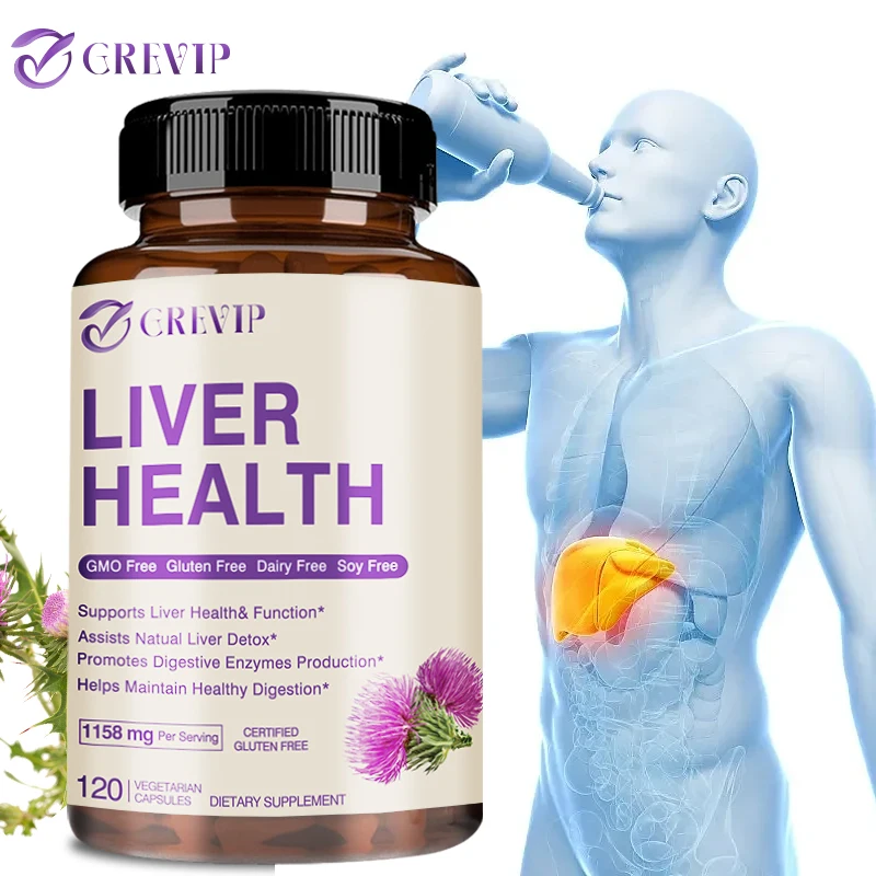 

Liver Cleanse Detox and Repair Supplement - Contains Milk Thistle, Turmeric, Ginger, Dandelion, Zinc