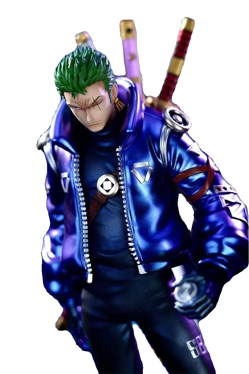 26cm Anime One Piece Figures Roronoa Zoro Action Figurine Cyberpunk Zoro Figure Pvc Model Doll Collectible Decoration Toys Gifts