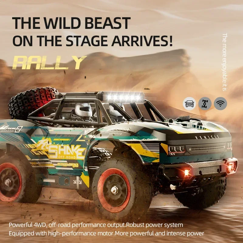 Rc Car Full Size Off-Road Crawler Professional Carbon Brush Remote Control Car High Speed Short Card Adult Racing Toy Gift