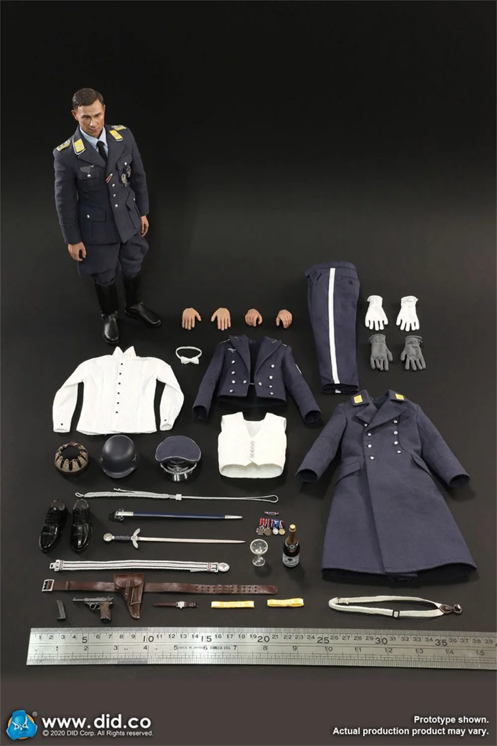 DID 3R D80147 1/6 WWII Series General Of The German Full Set