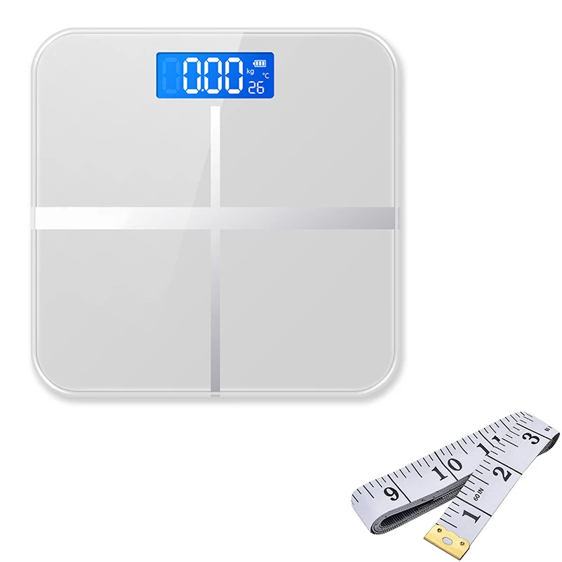 Intelligente Körperwaage mit LED-Anzeige, USB-Ladefunktion und Präzisions-Elektronikwaage für den Heimgebrauch_voghion.com