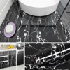 Width Marble Wallpaper Contact Paper Waterproof Oil-proof Wall Stickers PVC Self Adhesive Kitchen Ambry Countertop Home Decor 2
