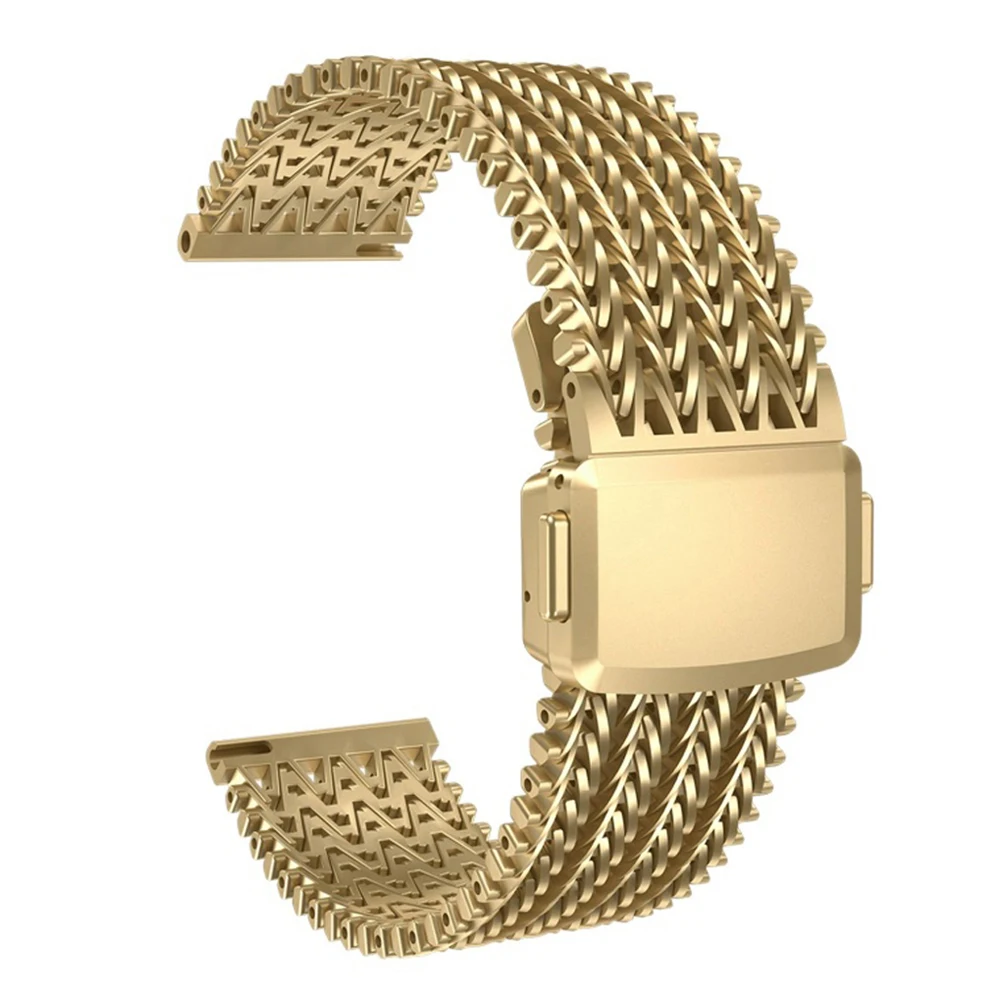 Universal 22mm Magnetic Milanese Metal Watchband Strap