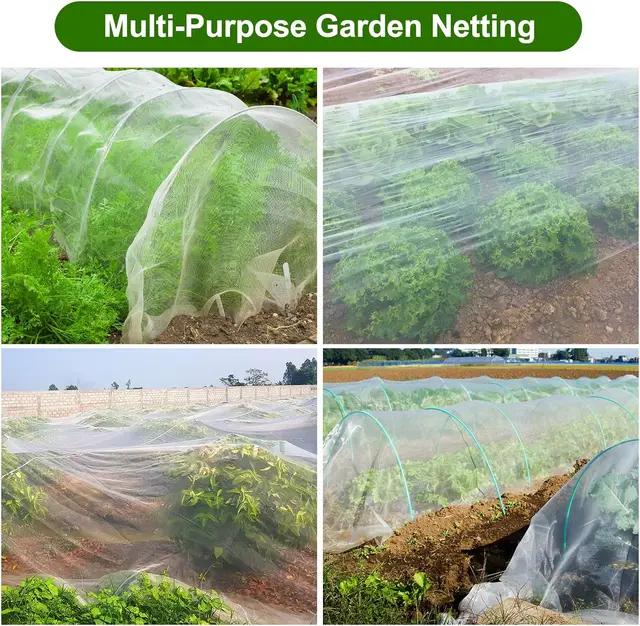 Garden Insect Protection Net Plant Vegetable Fruit Care Cover Network Greenhouse Protective Net Pest Control Anti-Bird Net 5