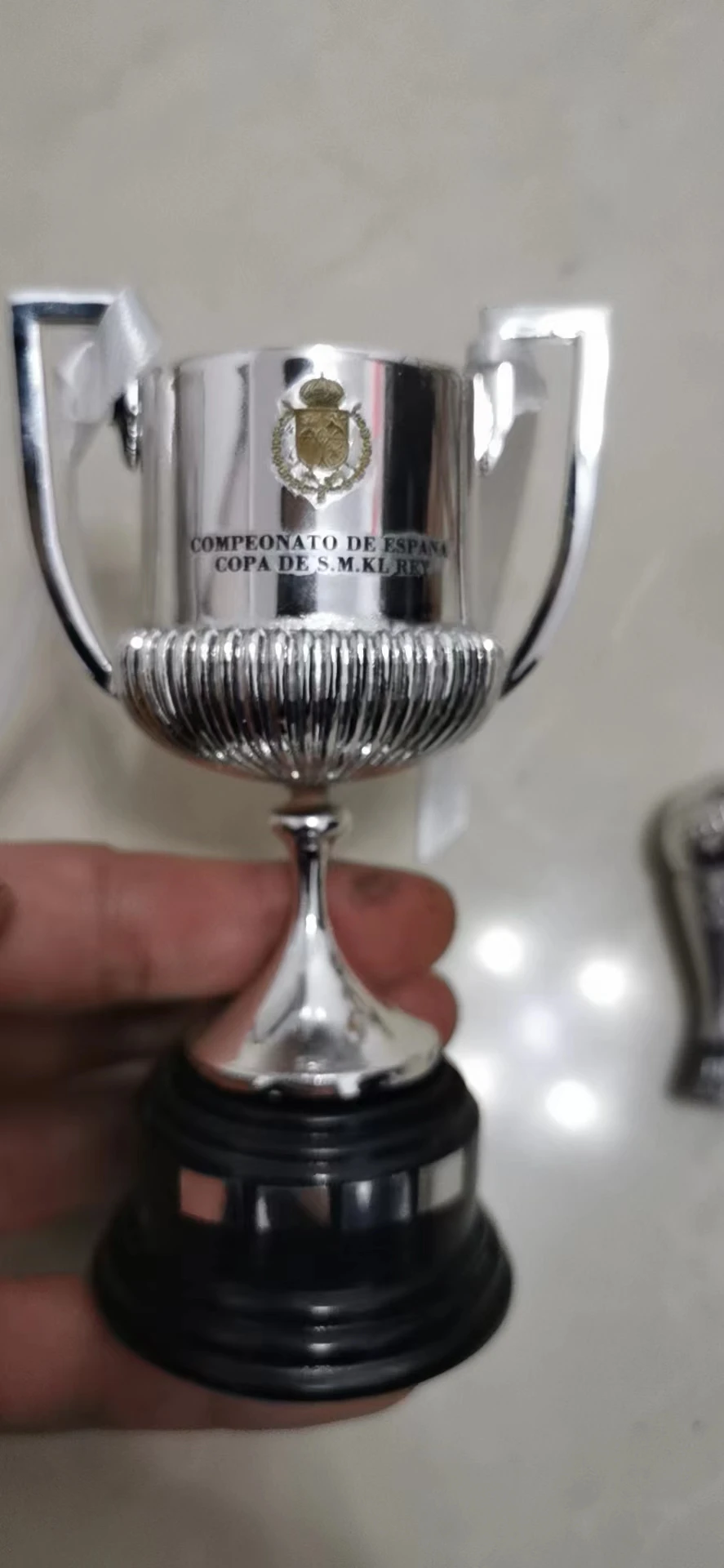 Trofeo de La Liga Super Cup, Copa de La Supercopa de España de 10 cm altura, Copa de campones, Copa de trofeo de fútbol, recuerdos| | -