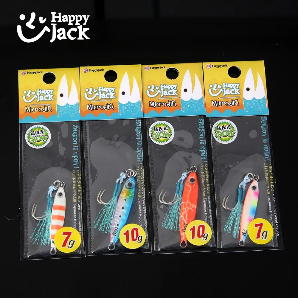 HAPPYJACK Shore Casting Jigging Spoon Micro Jig 3g 5g 7g 10g 15g  Mini jig Fishing Lure Cheap Jig Lure  Artificial Bait Tackle 2