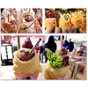 FY-1103B Commercial Use Ice cream Taiyaki machine Fish cone waffle maker ice cream Fish molds 2000W 6