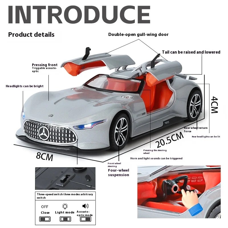 Coche modelo de aleación AMG 1: 24 15 Product Image