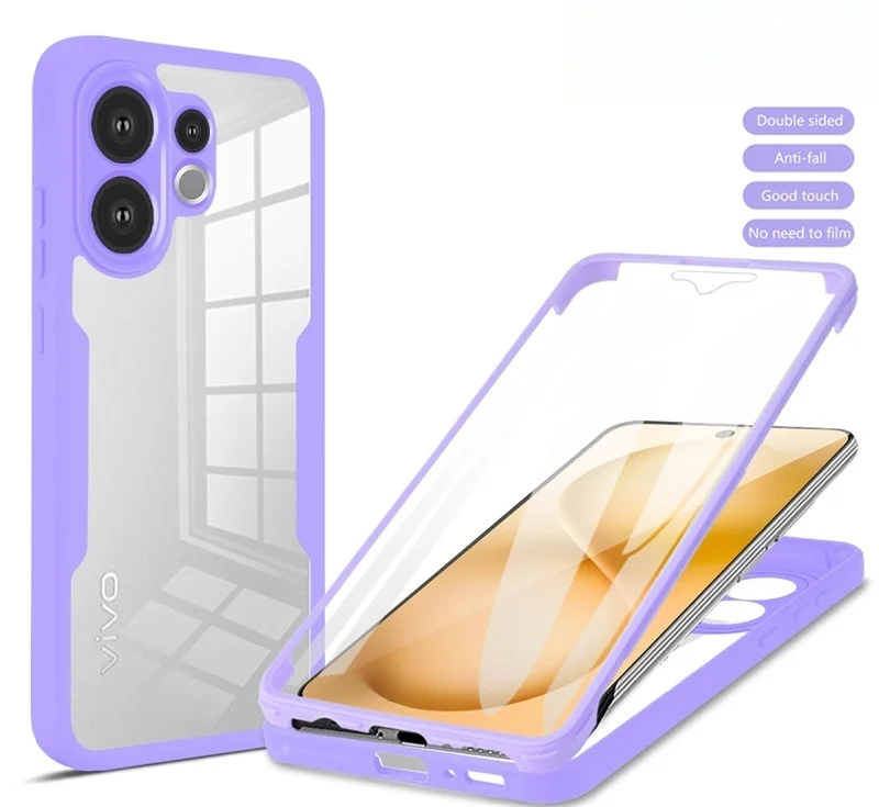 Shockproof 360° Full-Body Case with Screen Protector & Soft Silicone Back Cover