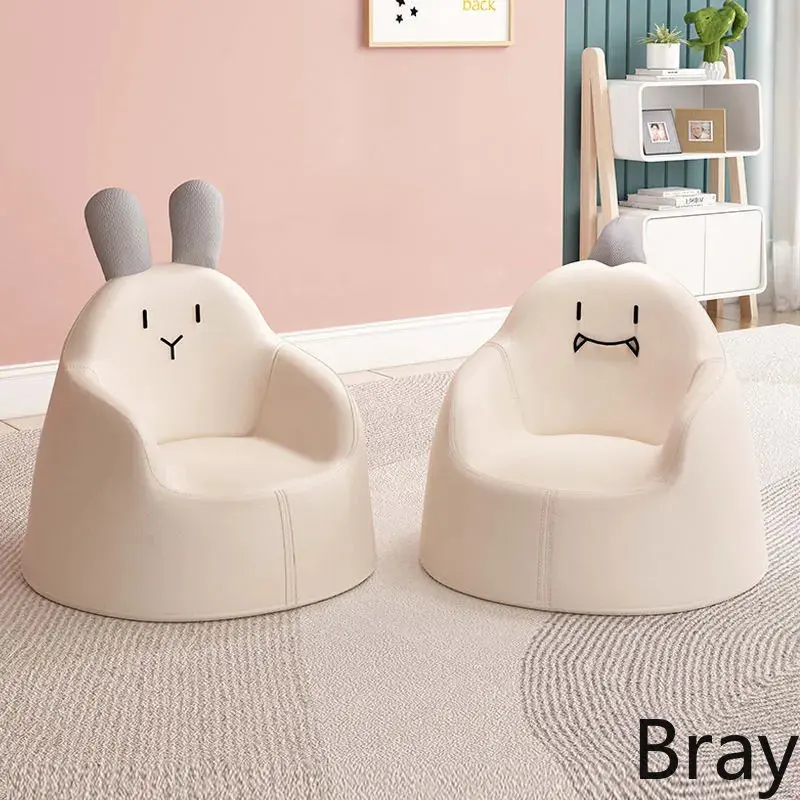 

Kids Chair Children's Armchairs Cute Cartoon Leather Animal Modelling Handtailor Durable Soft Comfortable Toddler Room Furniture