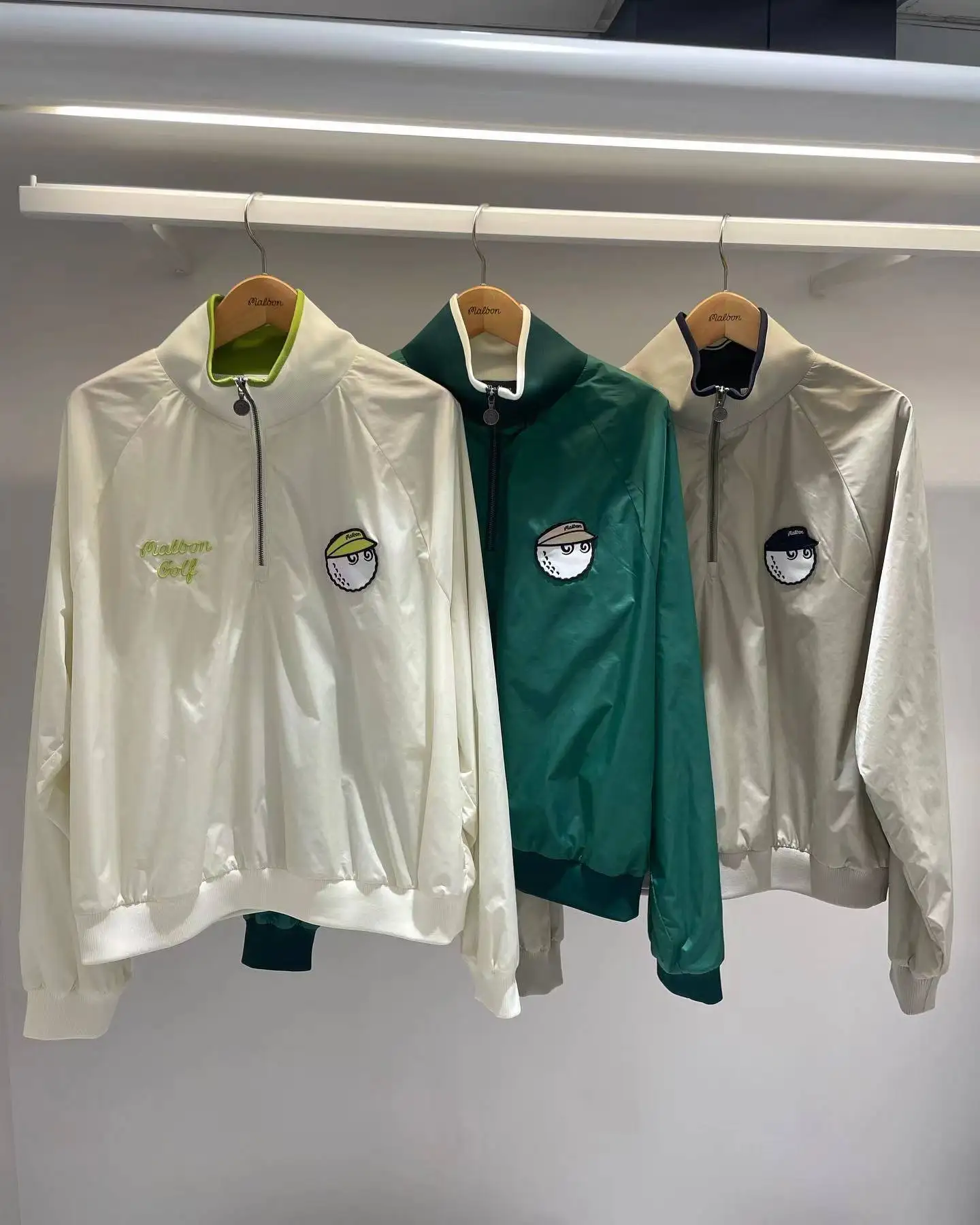 Ladies Golf Jacket High quality Half zip pullover windbreaker Windproof