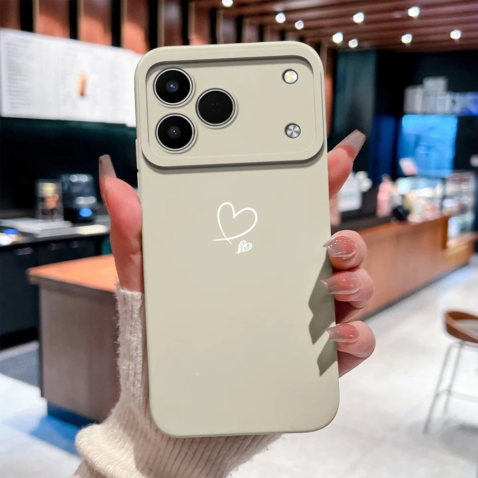 Creative Love Style Shockproof Silicone Phone Case Cover