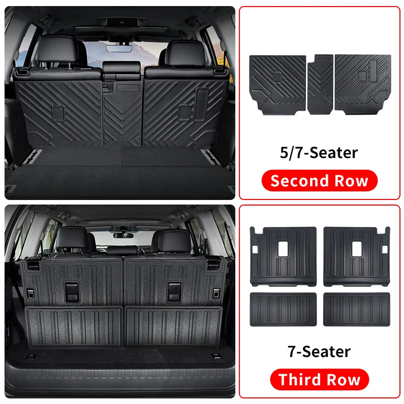 For Toyota Land Cruisert Prado 150 2010- Second Row seat back cushion LC150 Interior upgraded Accessories Modification