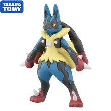 

TAKARA TOMY Pokemon Action Figure Lucario Pvc Model Kids Toy Christmas Gifts Tabletop Decoration Ornaments