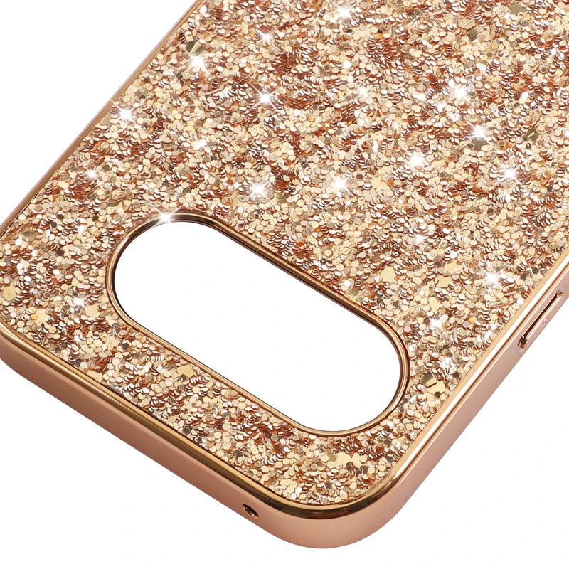 Sparkling Diamond Glitter Frosted TPU Shock-Absorbing Phone Case