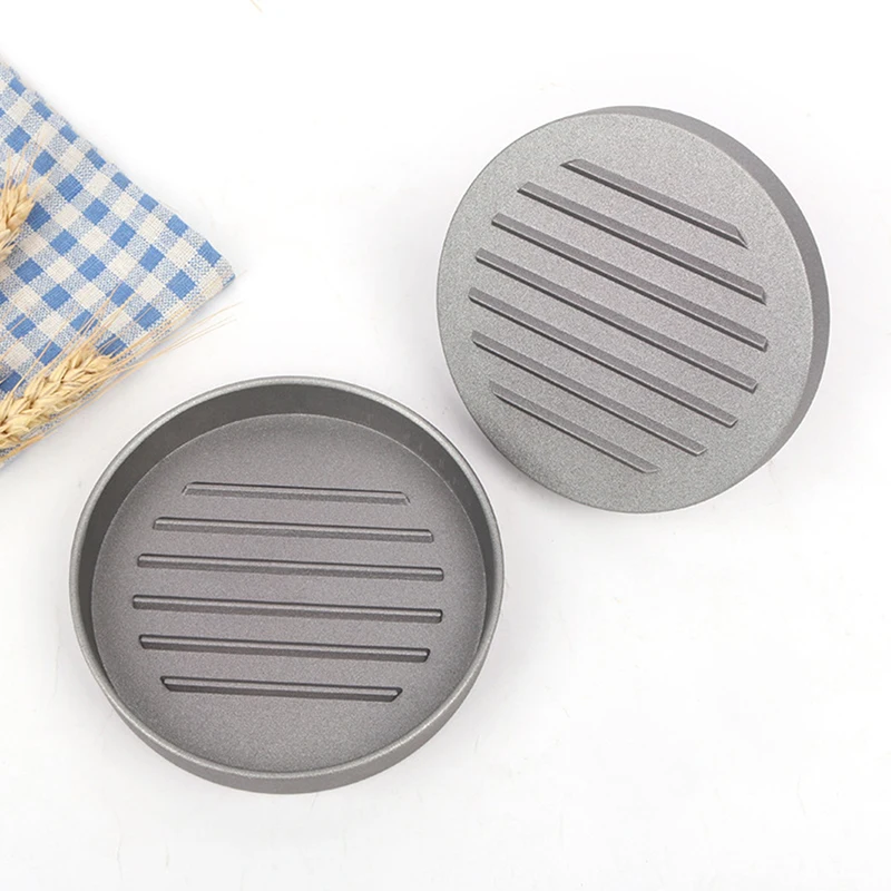 Round Hamburger Mold Aluminum Alloy Hamburger Meat Beef BBQ Burger Meat Press Kitchen Food Mold burger press hamburger press